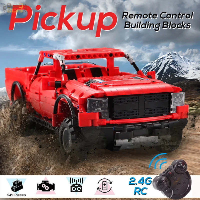 CaDA Technic автомобили RC автомобиль с дистанционным управлением внедорожник пикап