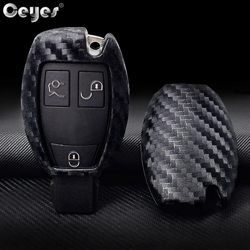 Ceyes автомобильный защитный держатель из углеродного волокна Чехлы для ключей