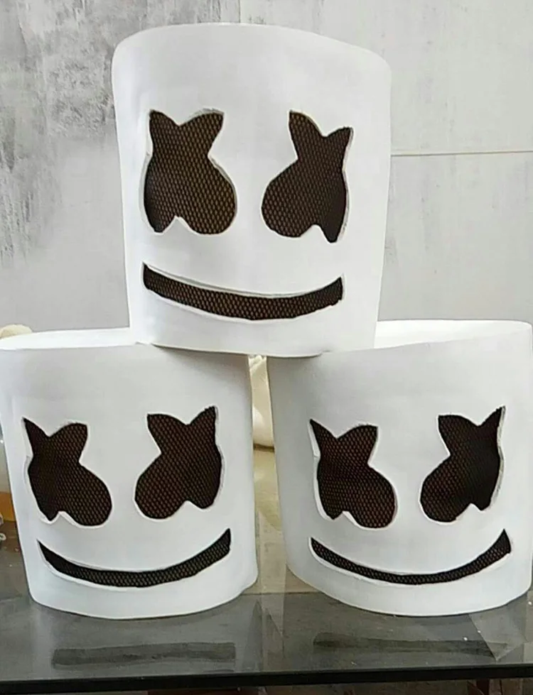 Новая маска шлем мarshmello Marshmello диджея лицо шляпу любителей музыки концерт