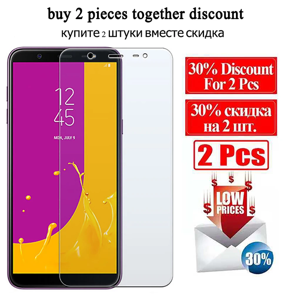 Защитное стекло для Samsung J6 2018 закаленное Galaxy J1 2016 защита экрана 2.5D Защитная пленка