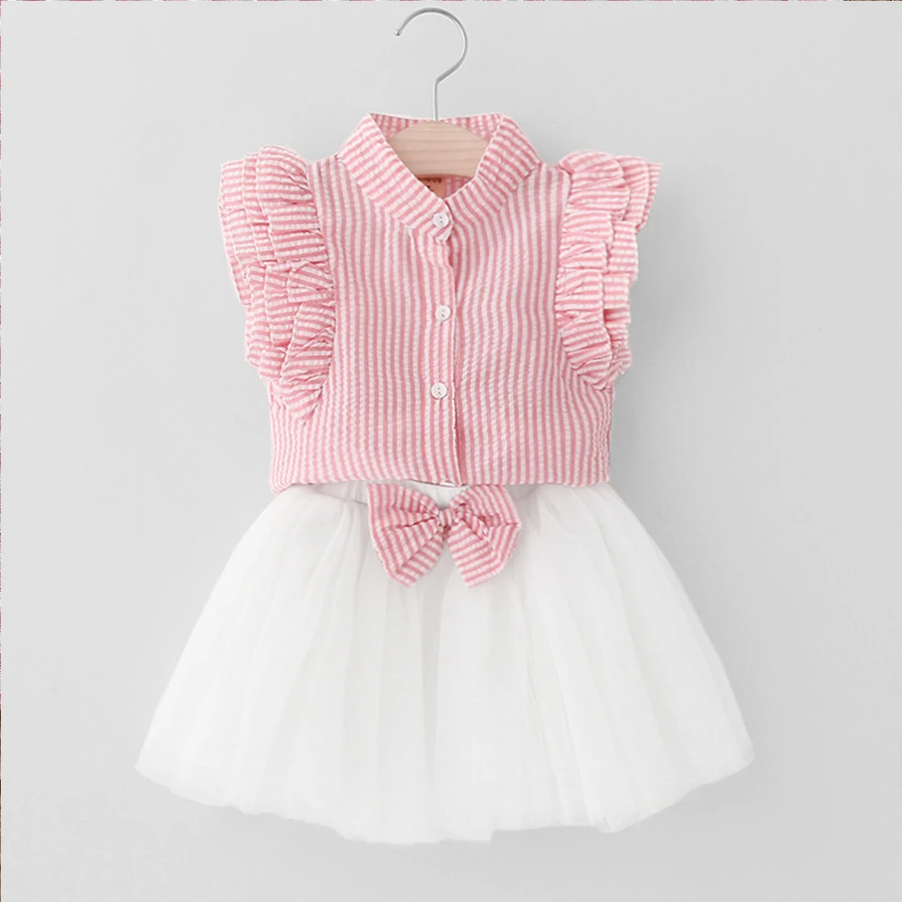 Комплекты летней одежды для маленьких девочек комплект из 2 предметов: футболка