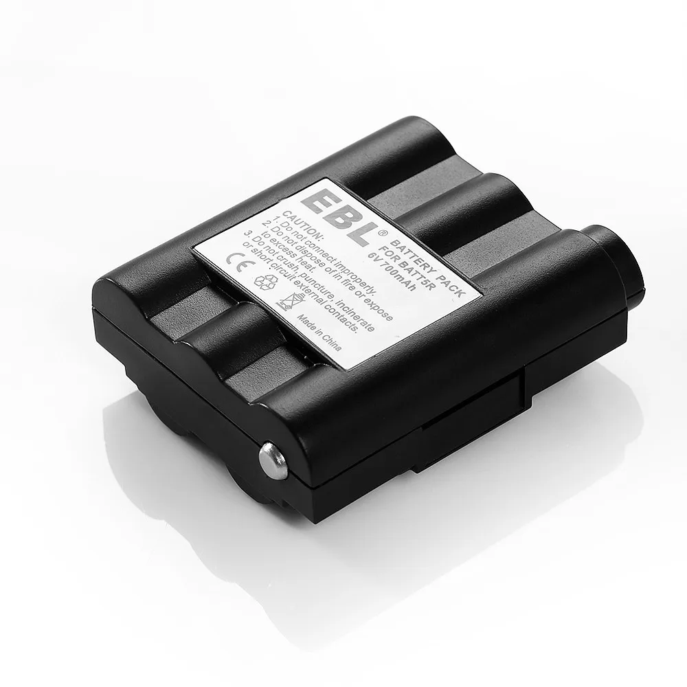 2 шт. EBL 700 мАч 6v Радио Батарея Замена металл-гидридных или никель для