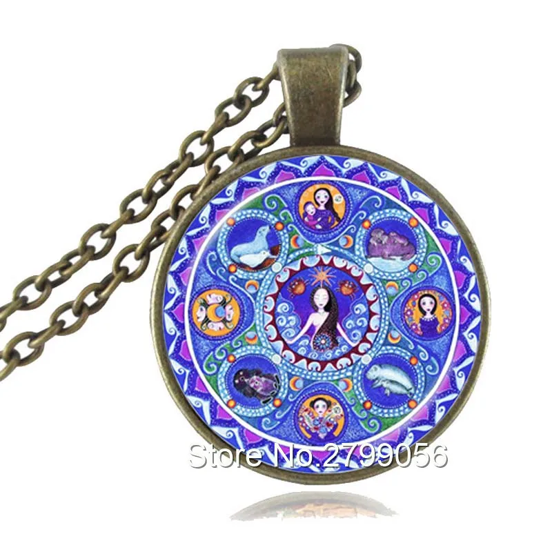 Зодиака Рак ожерелье с созвездиями подвеской в виде баскетбольного мяча арт