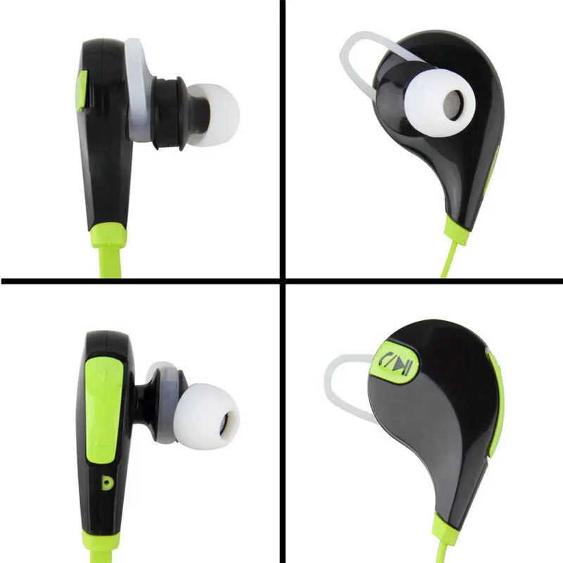 10 шт. QY7 Беспроводная Спортивная стерео гарнитура Bluetooth V4.1 наушники HIFI в ухо наушники-вкладыши для мобильного телефона