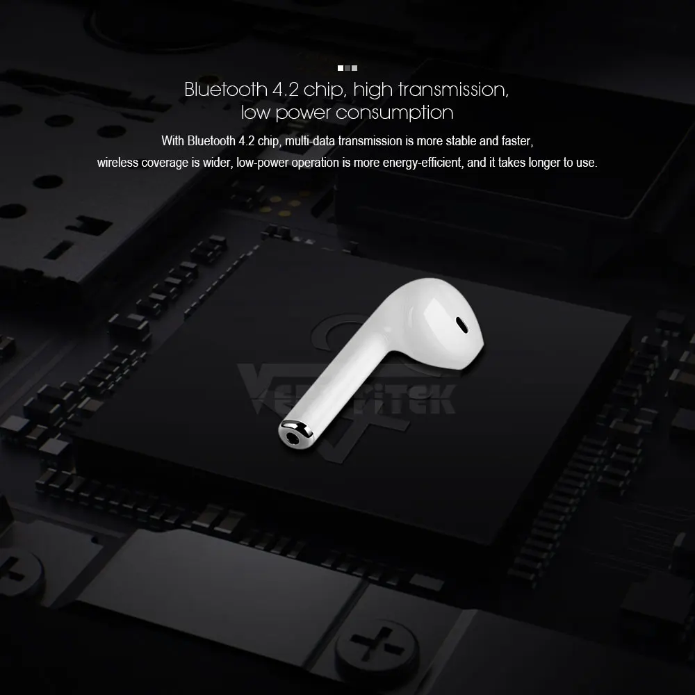 VERYFiTEK i7 Mini TWS Bluetooth наушники стерео спортивный наушник беспроводная гарнитура для наушников с зарядным устройством микрофон для всех смартфонов