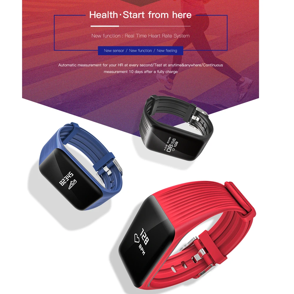 Espanson K1 смарт браслет сердечного ритма Спорт трекер Bluetooth 4 0 банда