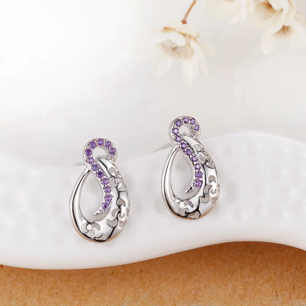 Серьги-пусеты R930 925 пробы для женщин и мужчин | Украшения аксессуары