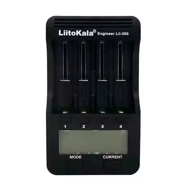 Liitokala lii-500 lcd 3,7 V/1,2 V AA/AAA 18650/26650/16340/14500/10440/18500 зарядное устройство с экраном NO. lii500