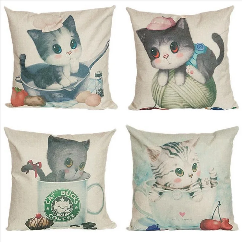 Наволочка из хлопка и льна с вышивкой 45 х45 см|cushion cover|cushion cover patternpattern cushion covers |