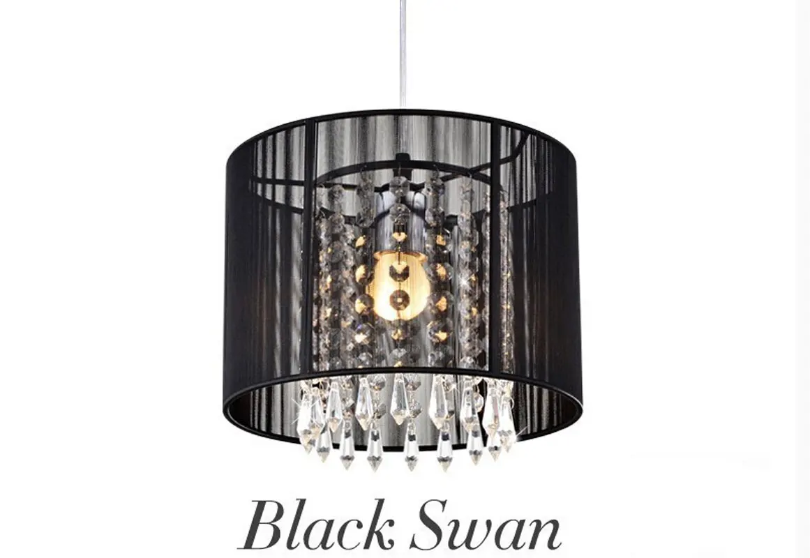 Современная черная серебряная матовая люстра со светодиодной лампой