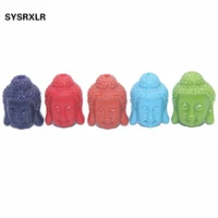 wholesale 6 colors 10 pcs lot their hands jewelry accessories religious buddha head coral beads fit bracelet and necklace