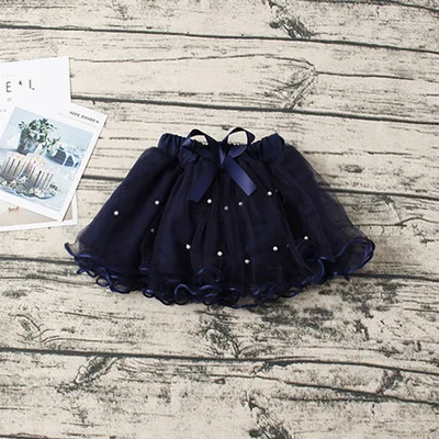 Модные перламутровые Юбки принцессы для маленьких девочек вечерние