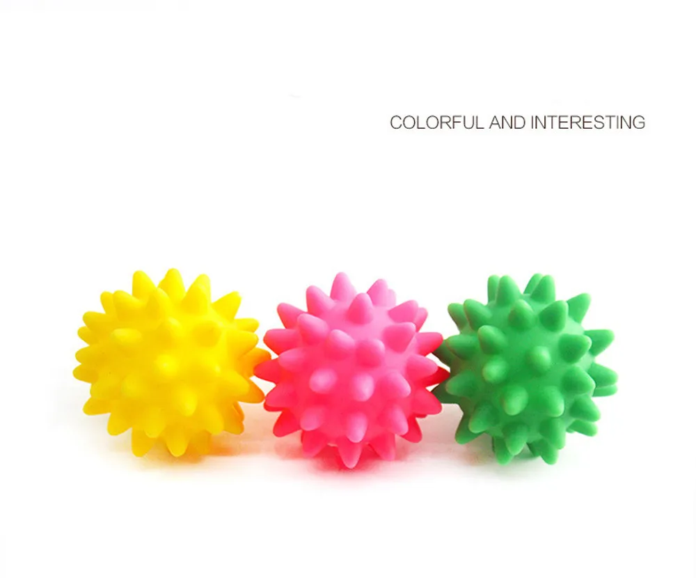 Новинка 2019 1 шт. резиновая игрушка для питомцев шар морских Urchin отражающие