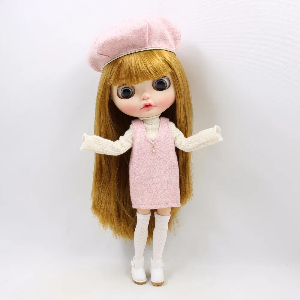 ICY Blyth doll licca тело Вязание рубашка с платье береты шапка носки сладкий и винтажные наряды