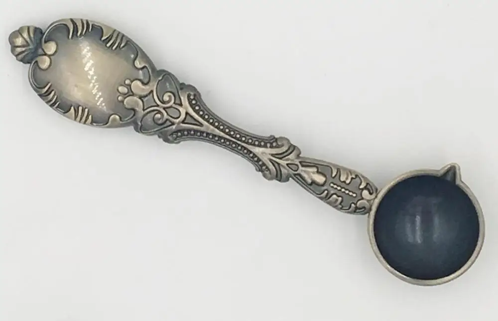 brozen spoon Ретро broze металлическая цветная ручка антикварная металлическая ручка в разных цветах для восковой печати штамп металлическая ручка инструмент - Цвет: brozen spoon