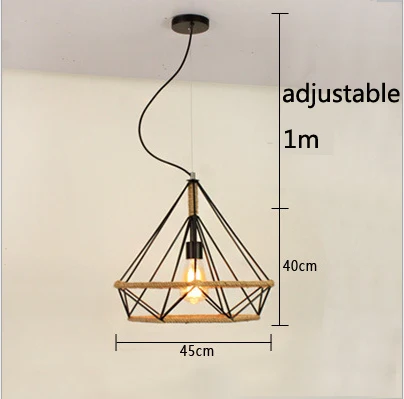molde C with no bulb Подвесной светильник в винтажном стиле, подвесной светильник в винтажном стиле, креативный светильник в американском стиле, E27 Светодиодный светильник Эдисона, промышленный подвесной светильник в стиле лофт - Цвет корпуса: molde C with no bulb