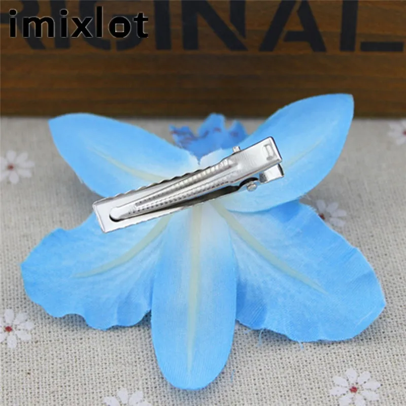 Заколки для волос IMIXLOT 10 цветов бабочка Орхидея цветок заколка аксессуары