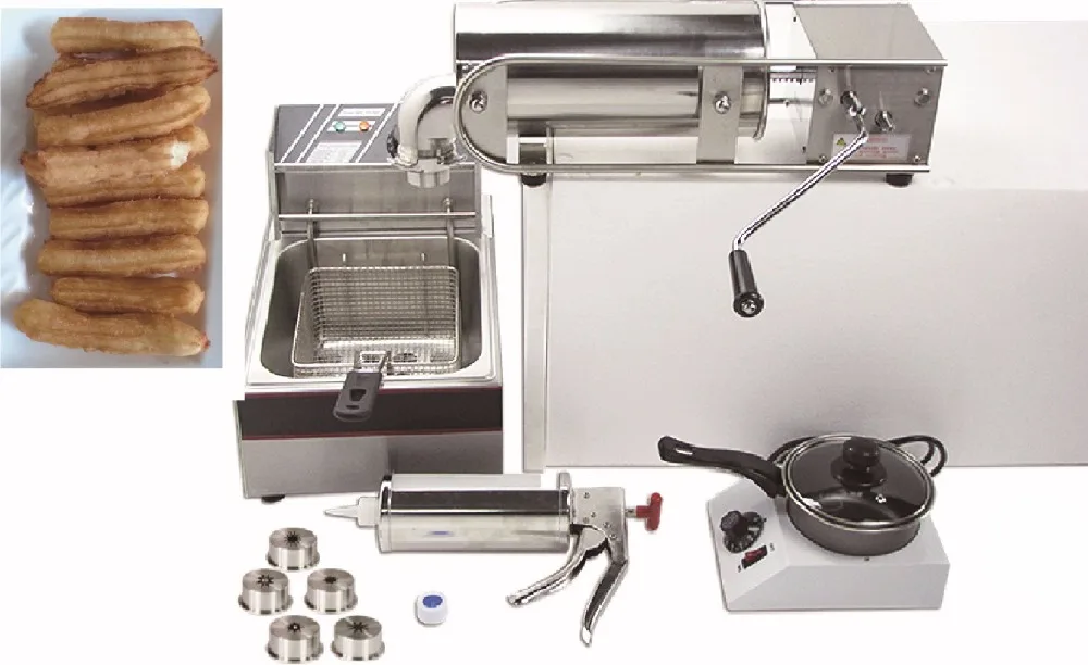 5L churros making machine with fryer filling chocolate melting | Бытовая техника