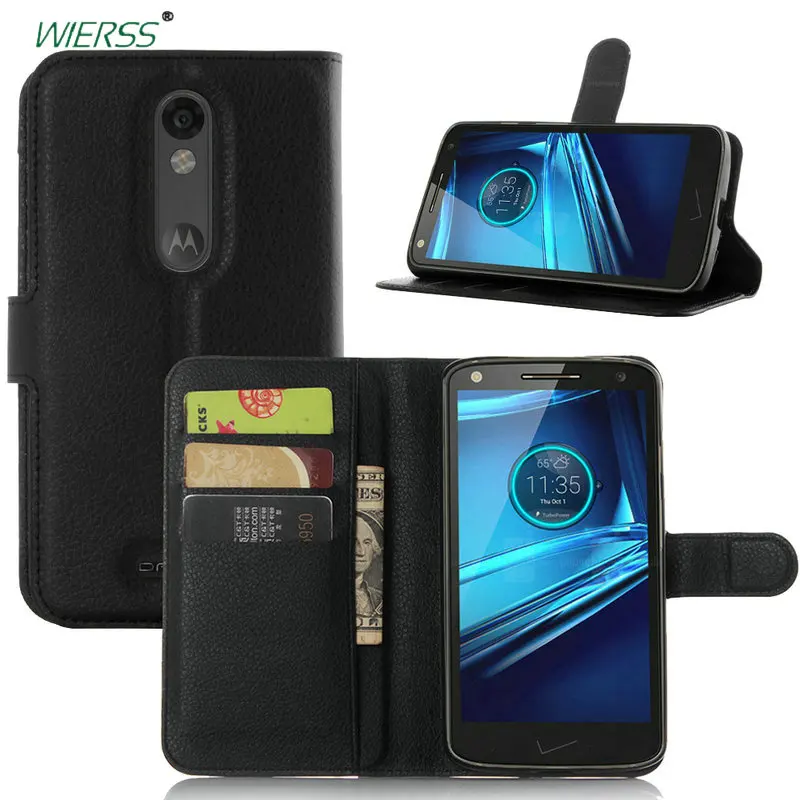 Роскошный кожаный чехол кошелек с откидной крышкой для Motorola Moto X Force XT1581 XT1580 5 4 "