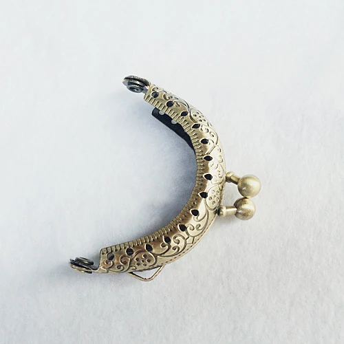 5 см мини размер 4 вида цветов металлический кошелек рамка внахлест застежка рот