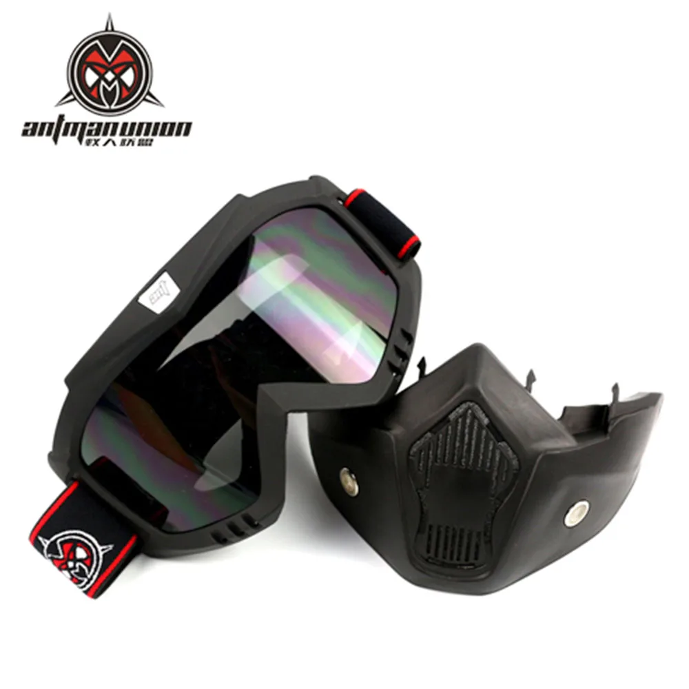 Мото маска пыли мотокросса антман Union рот фильтр для Кафе Racer модульная Moto Винтаж