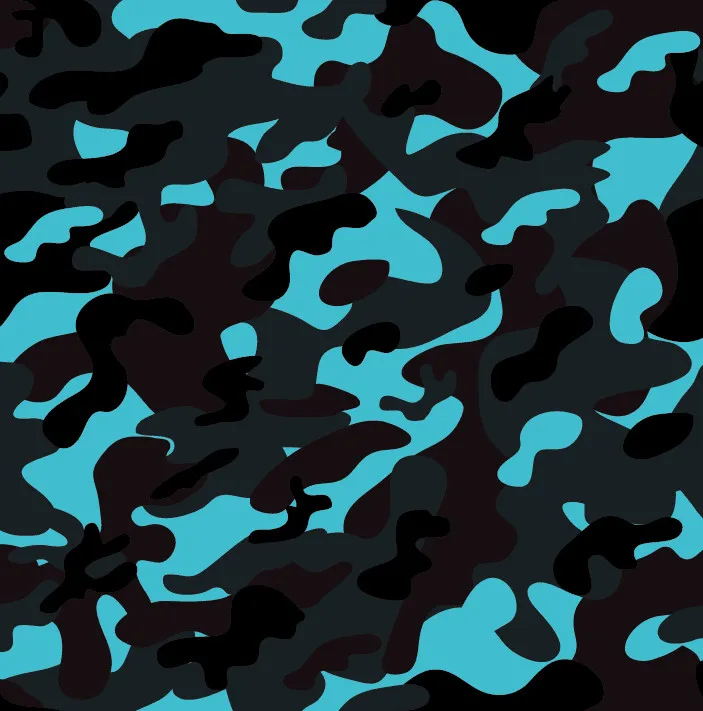 Виниловая пленка для автомобиля с большими пятнами синяя черная серая