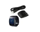 Зарядная док-станция с USB-разъемом и зарядным кабелем для Samsung Galaxy Gear Fit S R750 R 750, аксессуары для умных часов, 50 шт.