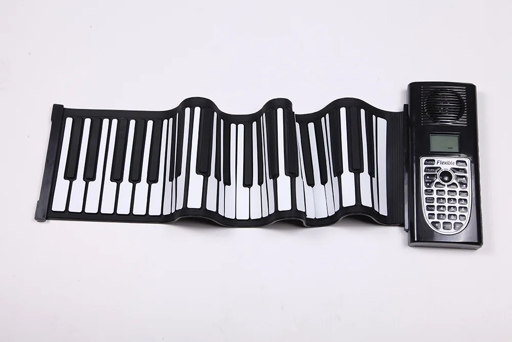 New Flexible Piano 61 Keys Electronic Keyboard Silicon Roll Up Sustain Function USB Port with Loud Speaker | Спорт и развлечения