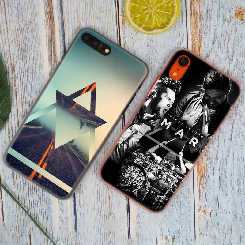 30 Second To Mars Fashion Transparent Hard Phone Cover Case for iPhone X XS Max XR 8 7 6 6s Plus 5 SE 5C 4 4S | Мобильные телефоны