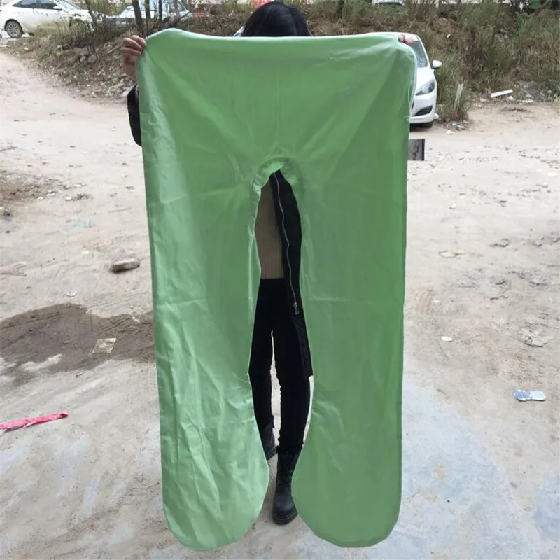 Green Pillow Cover Удобные u-образные подушки для беременных, лучше всего для боковые шпалы - Цвет: Green Pillow Cover