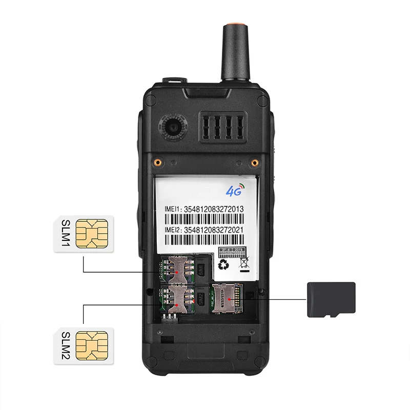 4G Walkie taklie сеть двухстороннее радио Zello PTT мобильный телефон 1 ГБ ОЗУ 8 Гб ПЗУ две sim-карты мобильный телефон сенсорный экран