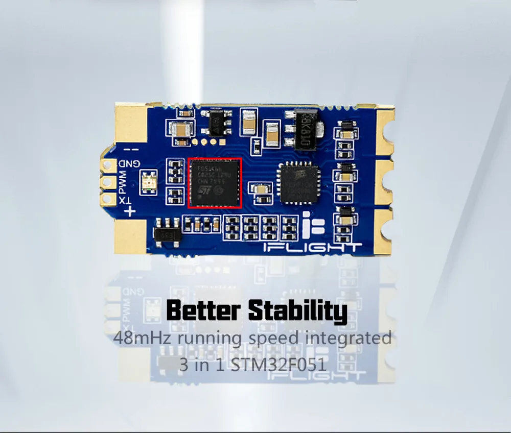 IFlight sucex 60A Plus 32bit BLHeli Dshot1200 одиночный ESC(2-6 S) Поддержка телеметрии/Dshot/Multishot/Oneshot для FPV RC гоночный комплект