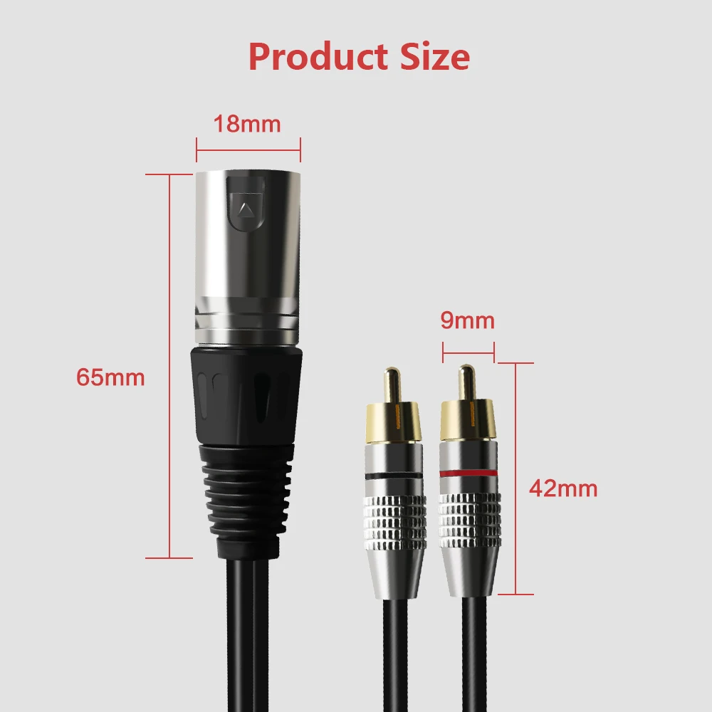 CANNON XLR к RAC кабелю аудио кабель Мужской Женский линия двойной/два RCA папа шнур