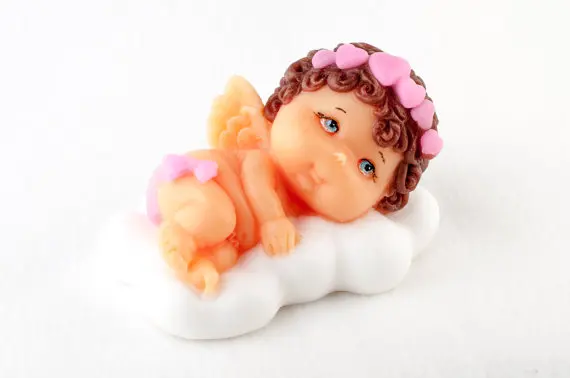 

Angel with hearts on the cloud candle mould silicone soap mold christmas gifts cake decorating mold