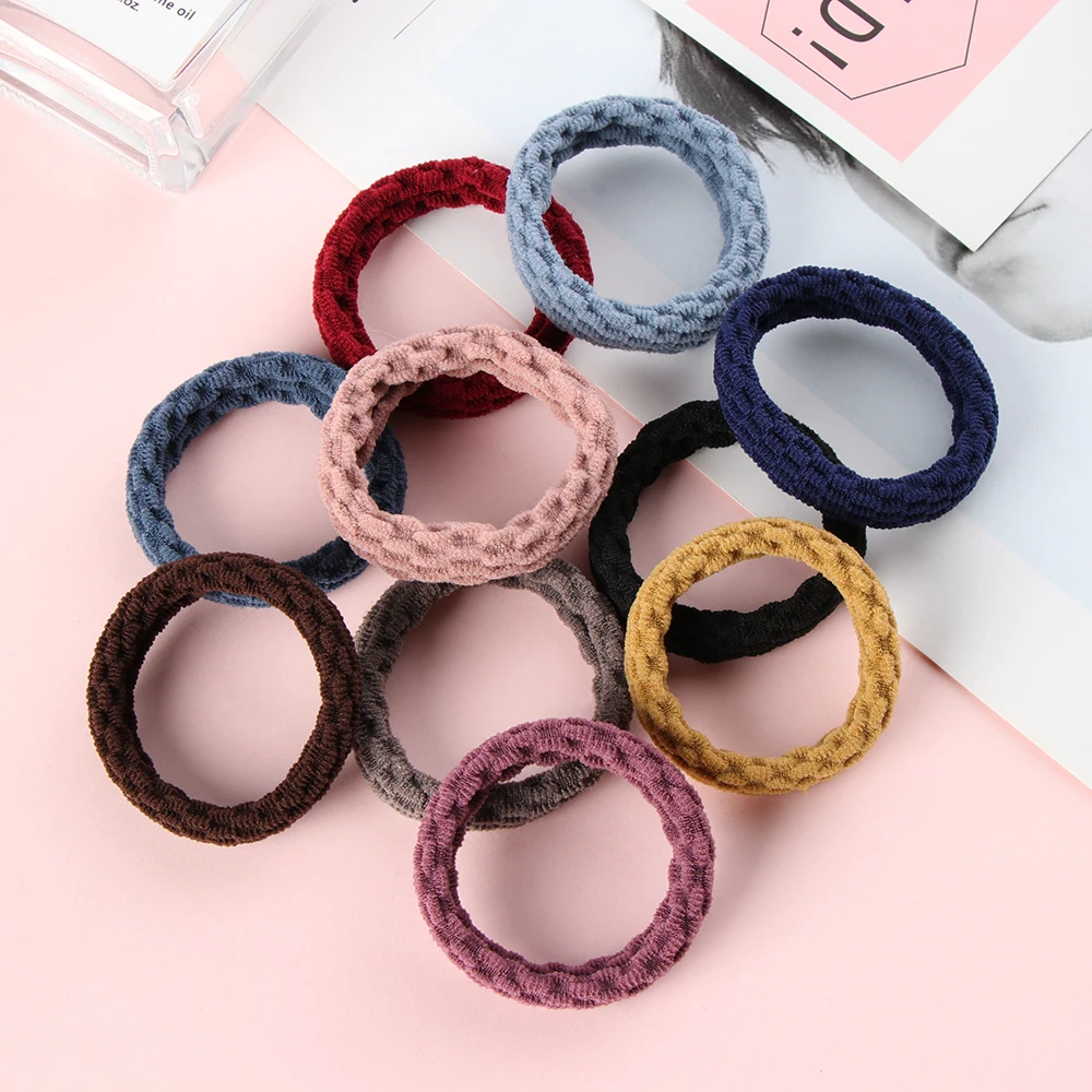 Женская резинка для волос 10 шт. модные эластичные ленты девочек повязка хвостика