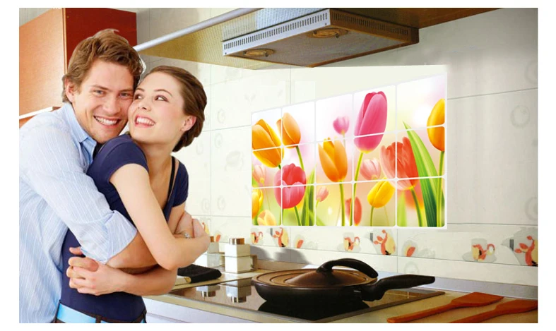 Тюльпан Цветок кухонное украшение для дома маслостойкая высокотемпературная