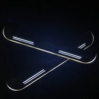 sncn led car scuff plate trim pedal door sill pathway moving welcome light for yundai i40 2014 2015 2016 2017 accessories