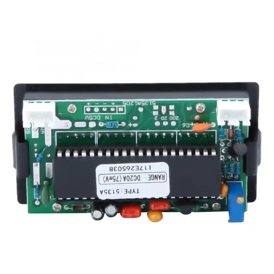 1 pcs DC 20A(75mV)/DC 50A(75mV) 3 1/2 Digital Red LED Display Ampere Panel Meter Ammeter | Инструменты