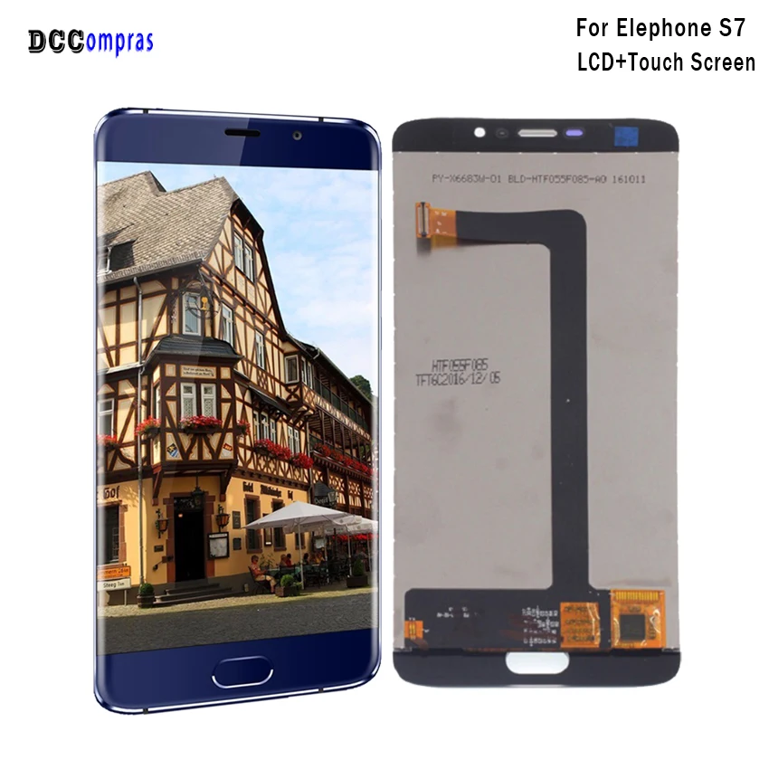 Оригинальный ЖК дисплей для Elephone S7 детали замены экрана дисплея