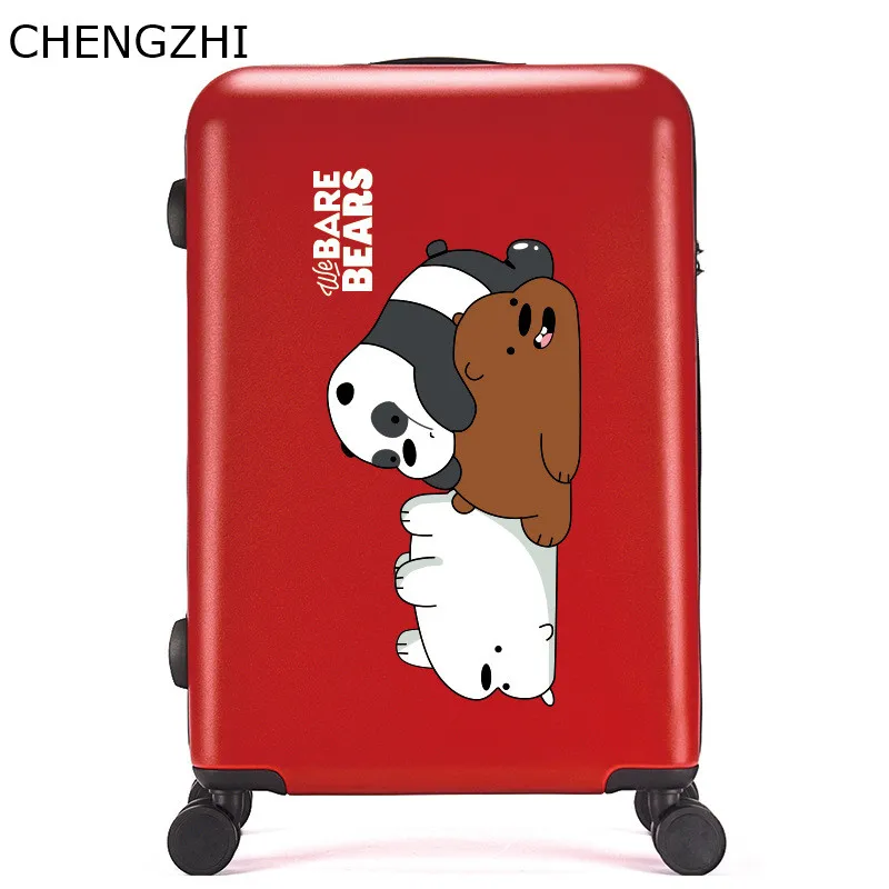 CHENGZHI Мультфильм Дети 2" 24" 2" дюймов ABS+ PC дорожные сумки на колесиках Чемодан детский Багаж на колесиках Дорожная сумка на колесиках