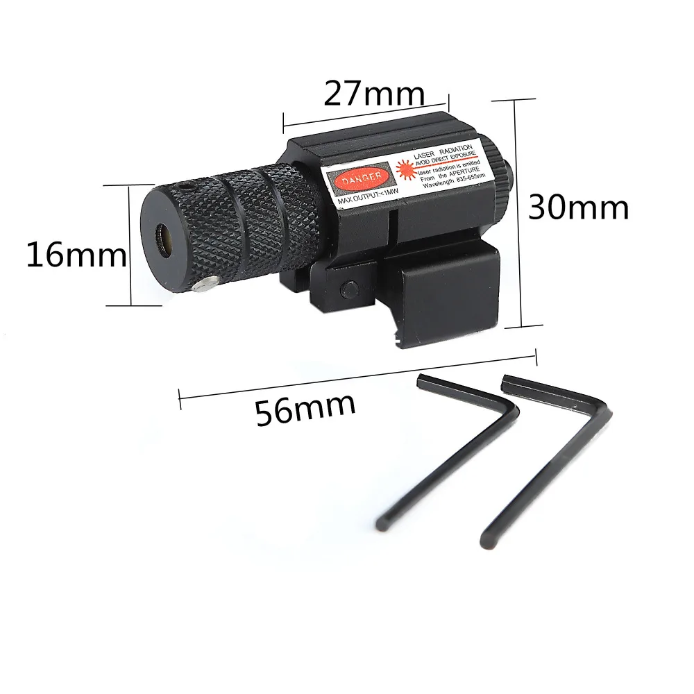Красный точечный лазерный прицел для страйкбола охотничий пневматического