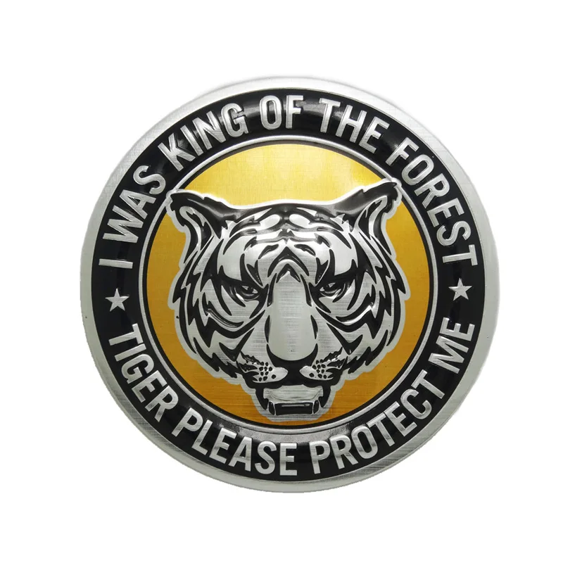 Забавные автомобильные 3D наклейки металлические клейкий значок логотип