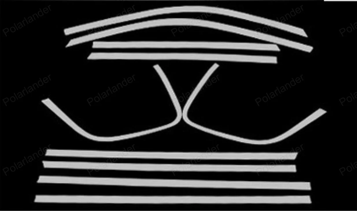 Полностью украшение оконной рамы из нержавеющей стали отделка для H yundai Tucson с