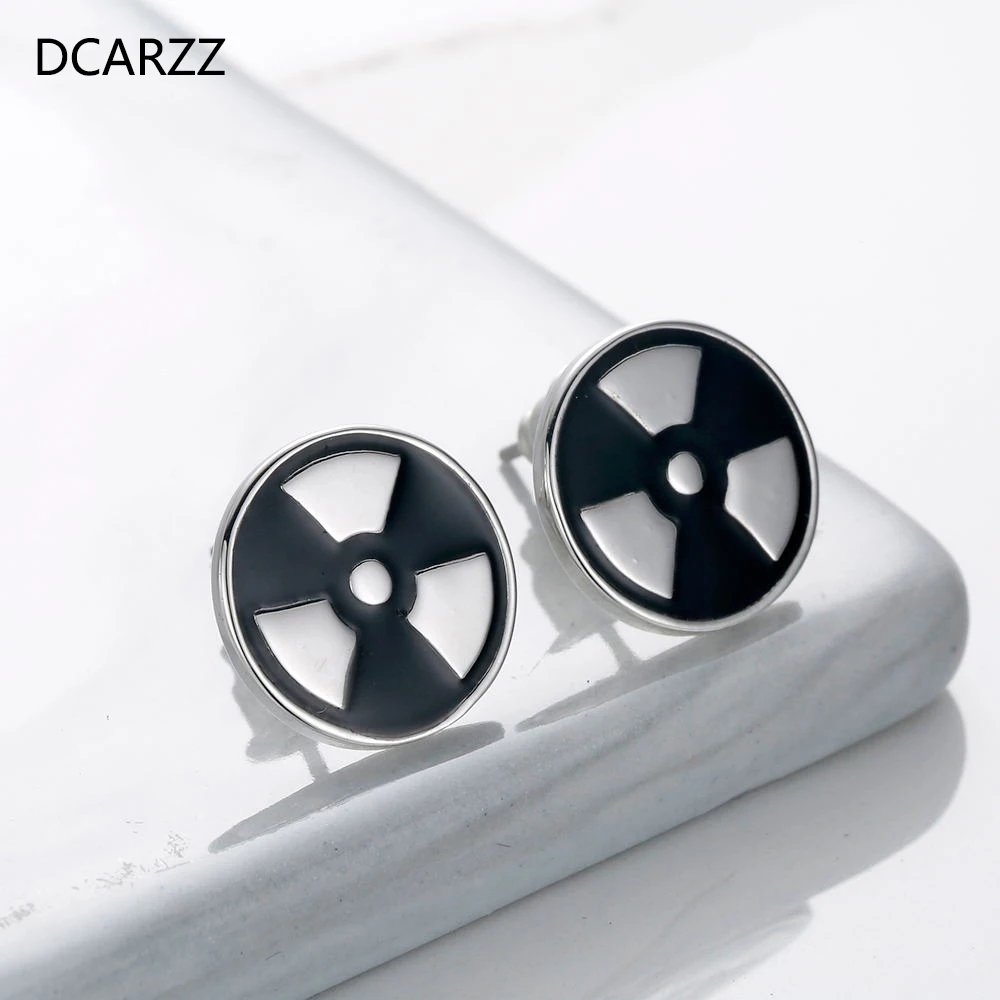 DCARZZ модные серьги для девочек ядерного излучения модная золотая серьга шпильки