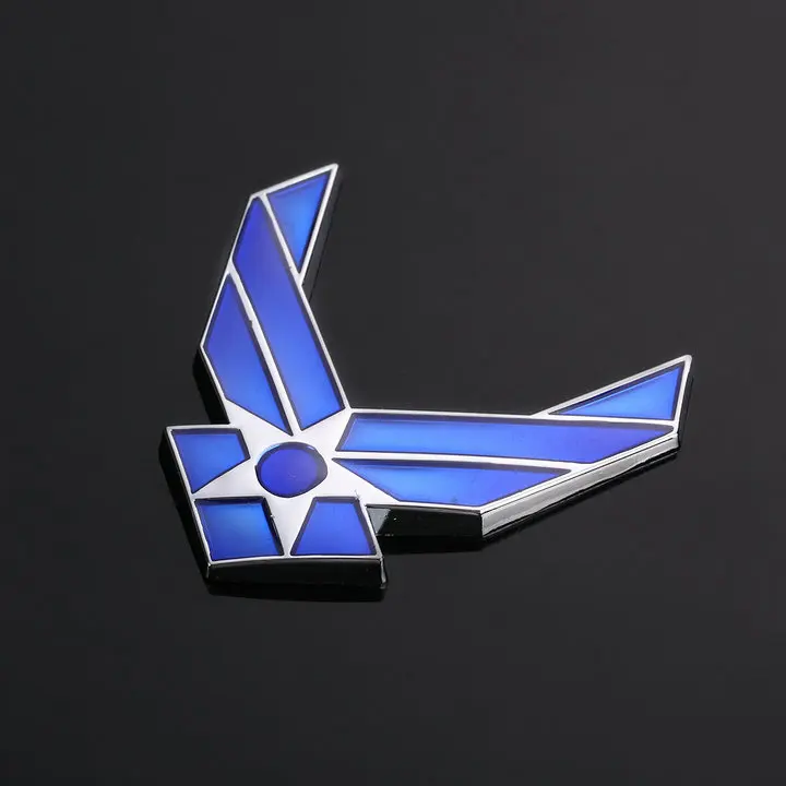 

Автомобильная 3D USAF хромированная металлическая эмблема значок на руку автомобильный модный Декор логотип переводная картинка автомобильные наклейки автостайлинг