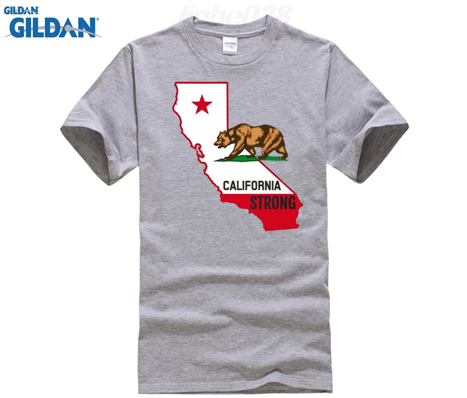 CALIFORNIA STRONG SHIRT Summer men's printed T-shirt | Мужская одежда