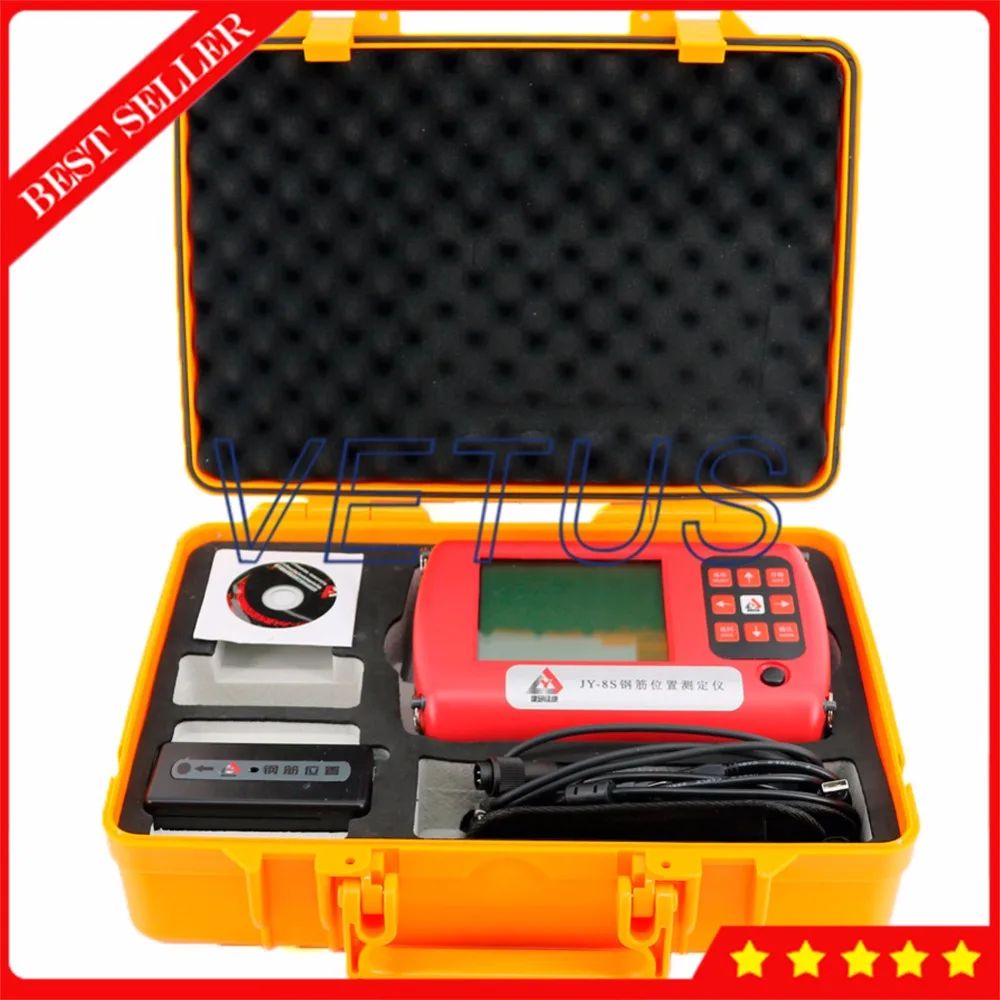 

JY-8S Digital Reinforcement position tester detector with CD display concrete rebar scanner steel bar locator