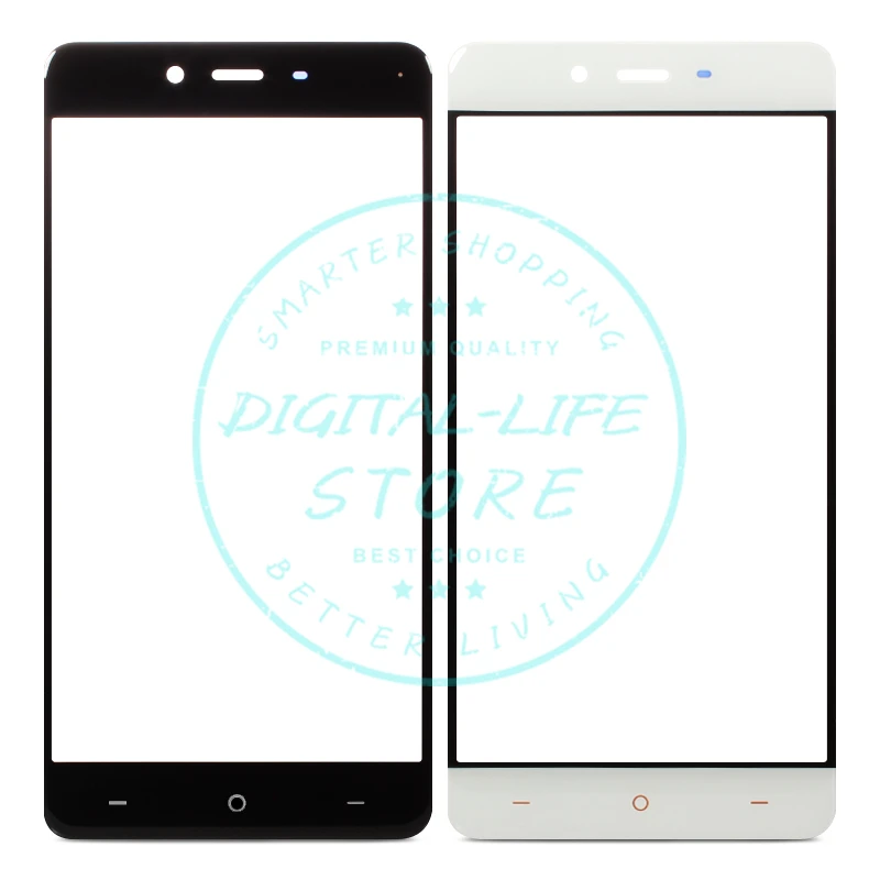 Tested Front Outer Screen Glass for Oneplus X Touch Cover Panel Replacement Repair Spare Parts Black White Safe Package | Мобильные