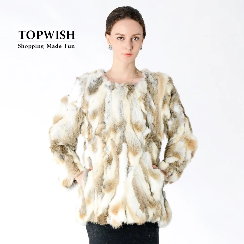 Новое поступление 100% горячая Распродажа Женская куртка из натурального меха