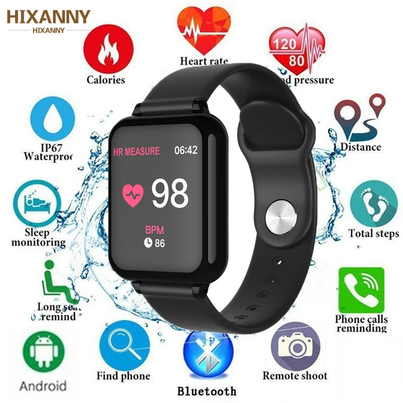Умные часы для мужчин и женщин Apple Watch Android Phone монитор сердечного ритма умный